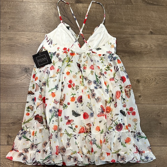 leena Mac Duggal Butterfly Floral dress - Picture 11 of 14